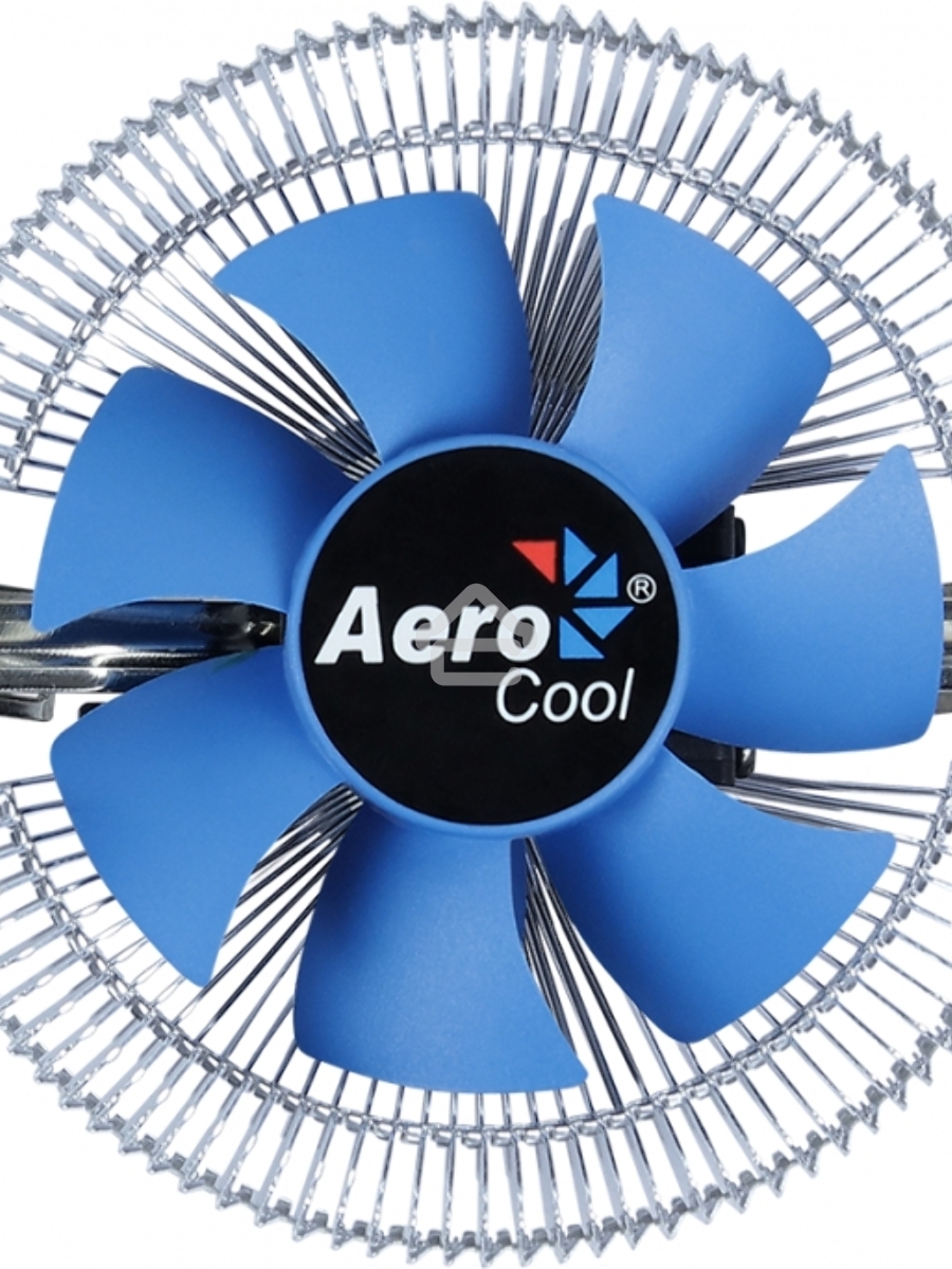 Кулер для процессора AeroCool / Formula Verkho I серебристый, 80 мм, алюминий, 2500 об/мин, 29.7 дБ, 4 pin, 90 Вт, 45 мм