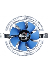 Кулер для процессора AeroCool / Formula Verkho I серебристый, 80 мм, алюминий, 2500 об/мин, 29.7 дБ, 4 pin, 90 Вт, 45 мм