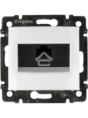 Компьютерная розеткаLegrand Valena 774230 , белая RJ45 5 кат UTP
