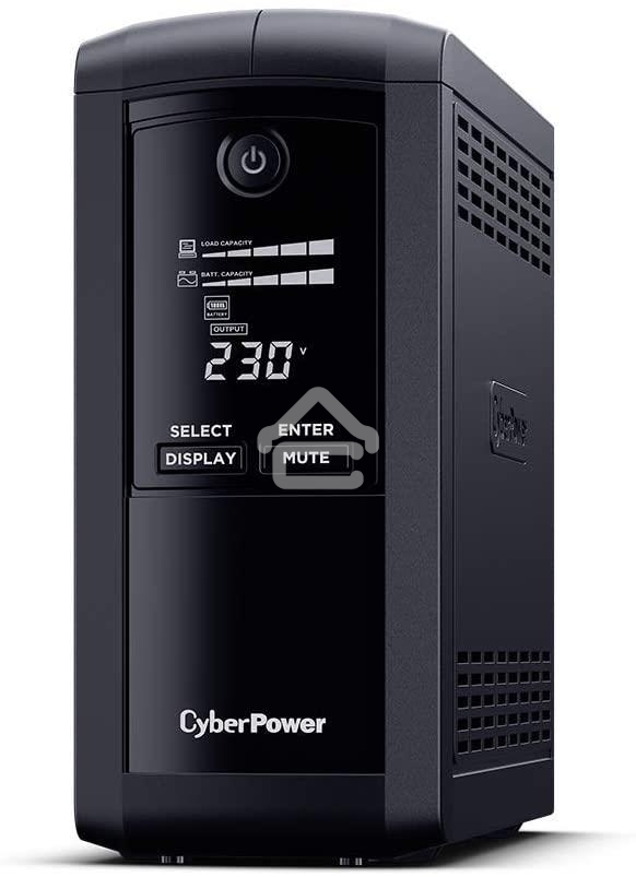 Источник бесперебойного питания UPS CyberPower VP1000EILCD Line-Interactive 1000VA/550W USB/RS-232/RJ11/45 (6 IEC С13)