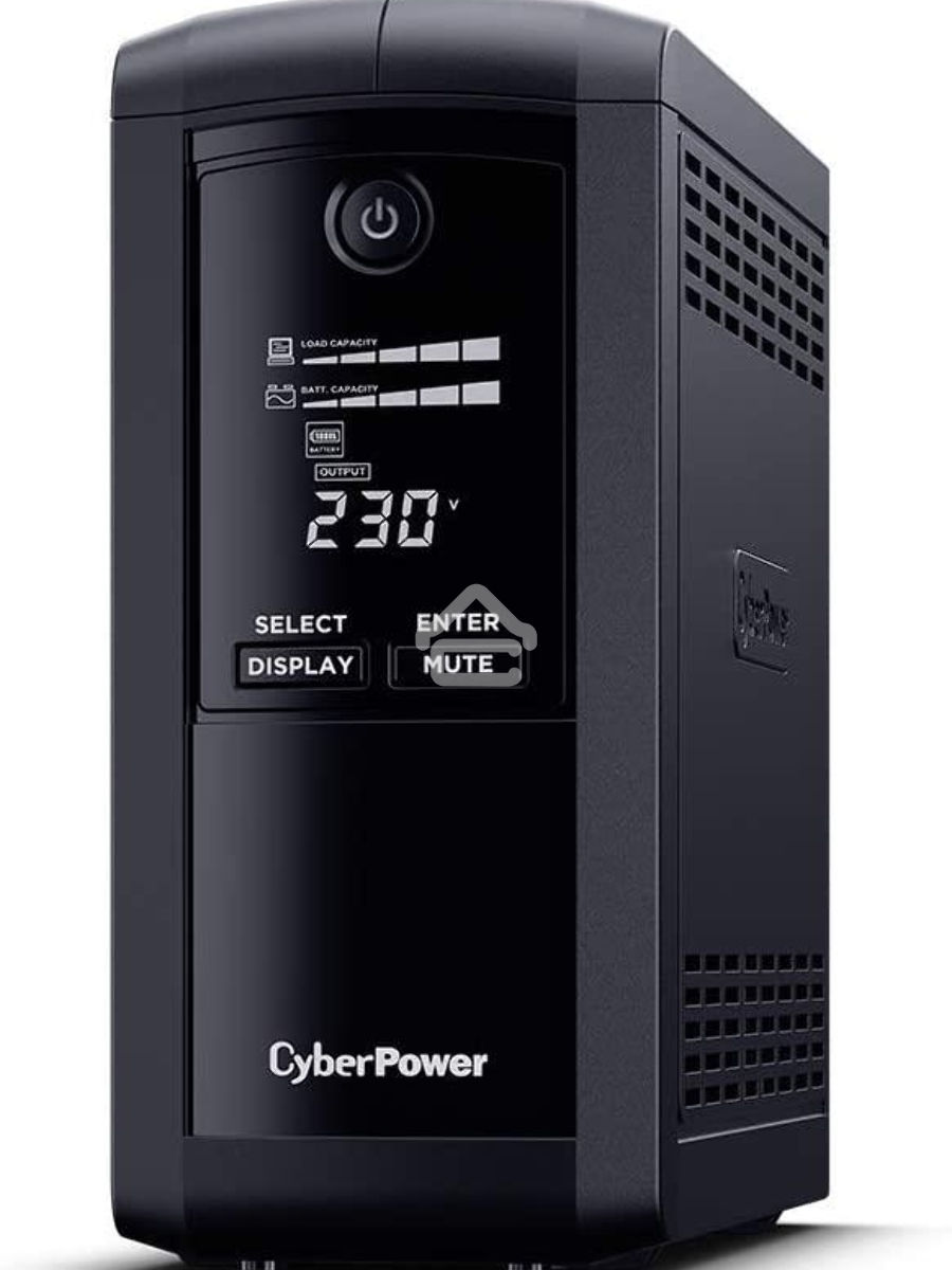 Источник бесперебойного питания UPS CyberPower VP1000EILCD Line-Interactive 1000VA/550W USB/RS-232/RJ11/45 (6 IEC С13)