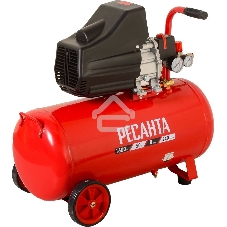 Компрессор поршневой Ресанта КП-50/240М масляный 240л/мин 50л 1600Вт красный/черный