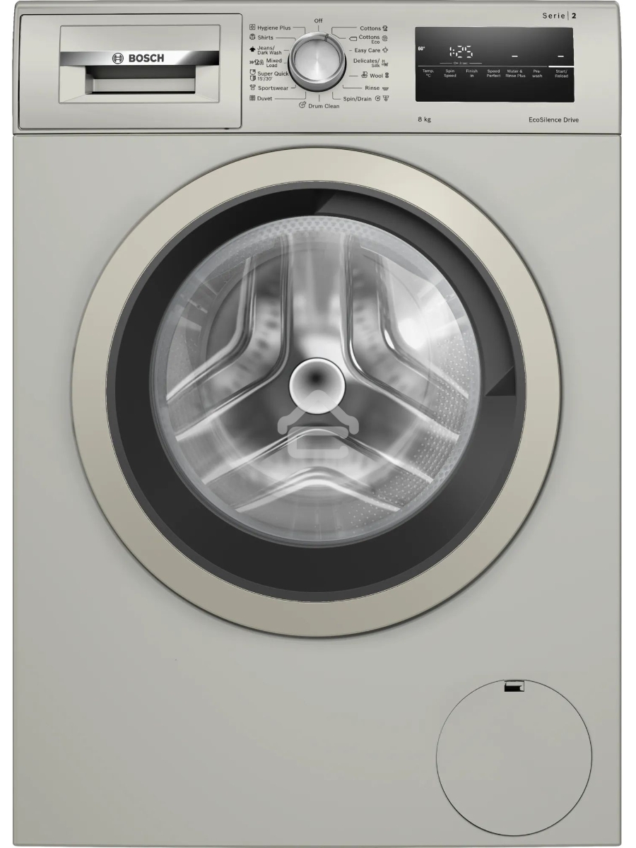 Стиральная машина Bosch WAN2420XME серебристый, загрузка фронтальная 8 кг, 1200 об/мин., класс: А+++