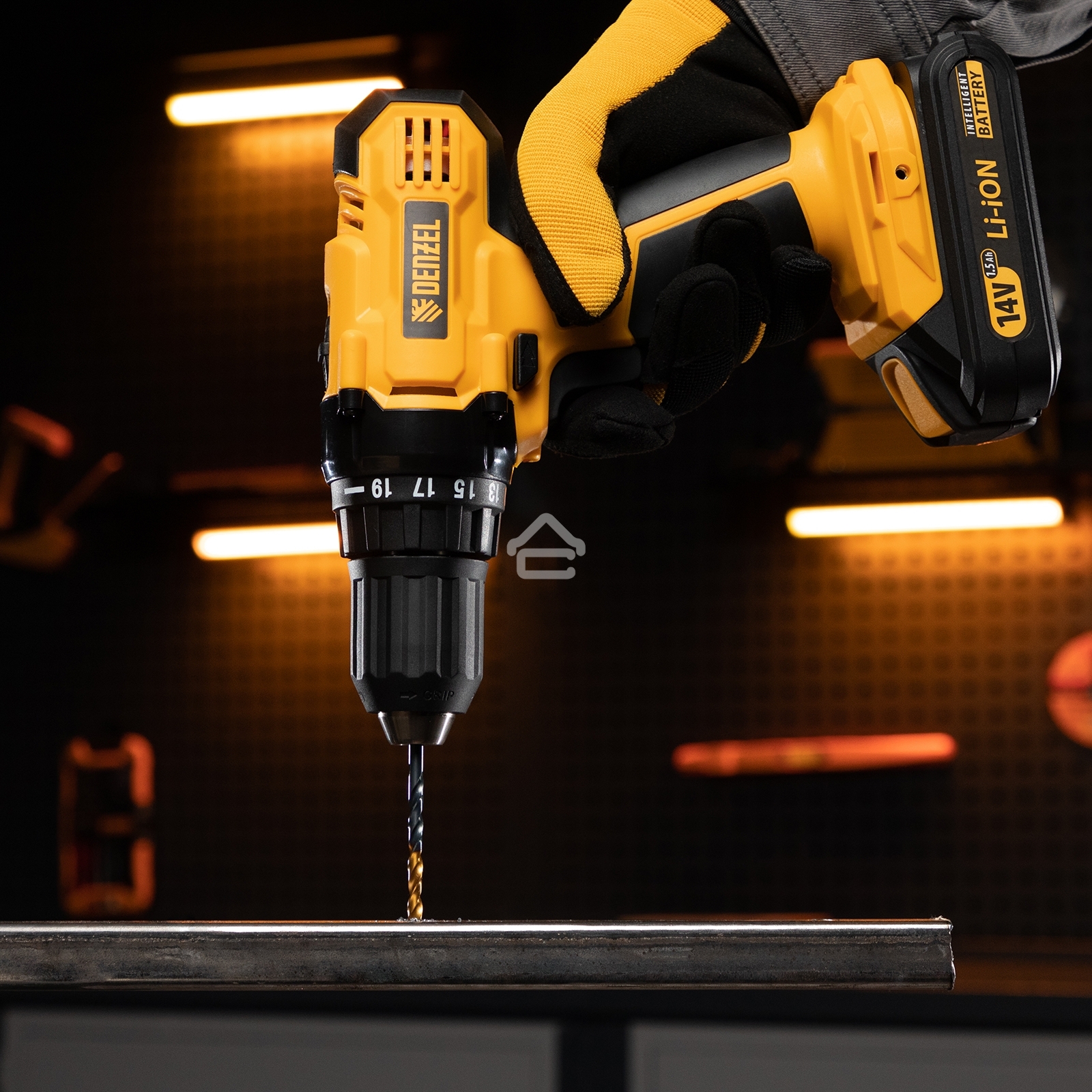 Сверло по металлу Denzel 3,8 мм, HSS-Tin, Golden Tip, 10 шт.