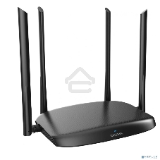Роутер беспроводной Digma DWR-AC1202 AC1200 10/100/1000BASE-TX черный