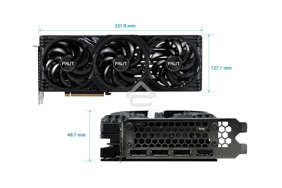 Видеокарта Palit PA-RTX5070 GAMINGPRO-S 12GB RTX5070 12Gb 192bit GDDR7 2325/28000 HDMIx1 DPx3 HDCP Ret