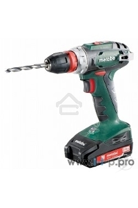 Дрель-шуруповерт Metabo BS 18 Quick 602217500, Аккумуляторный, 18В, 2 АКБ, Кейс