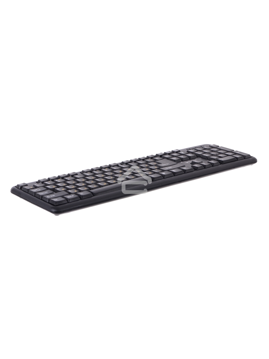 Клавиатура Gembird KB-8320U-Ru_Lat-BL, черный, USB, кнопка переключения RU/LAT,104 клавиши