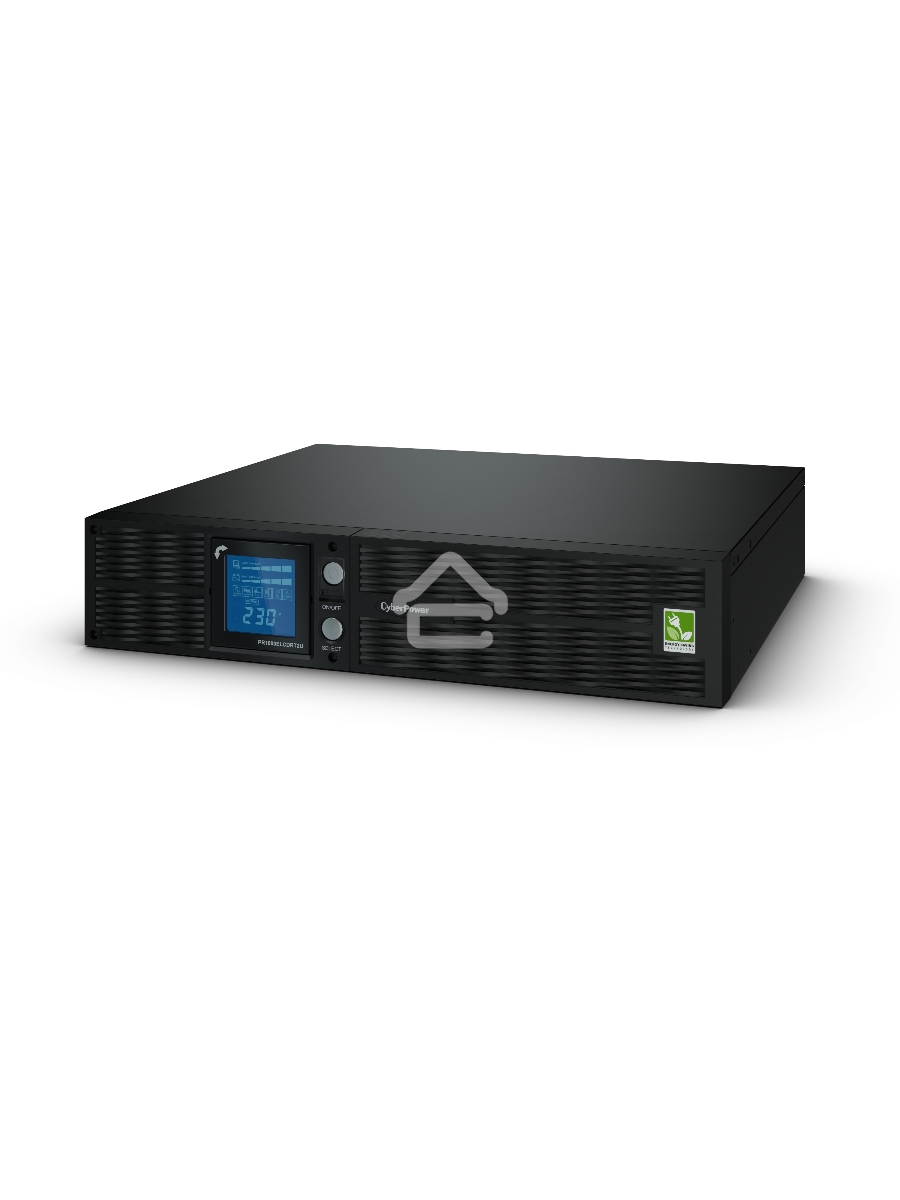 Источник бесперебойного питания CyberPowerLine-Interactive PR1000ELCDRT2UA 1000VA/900W USB/RS-232/Dry/EPO/SNMPslot/RJ11/45 (8 IEC С13)