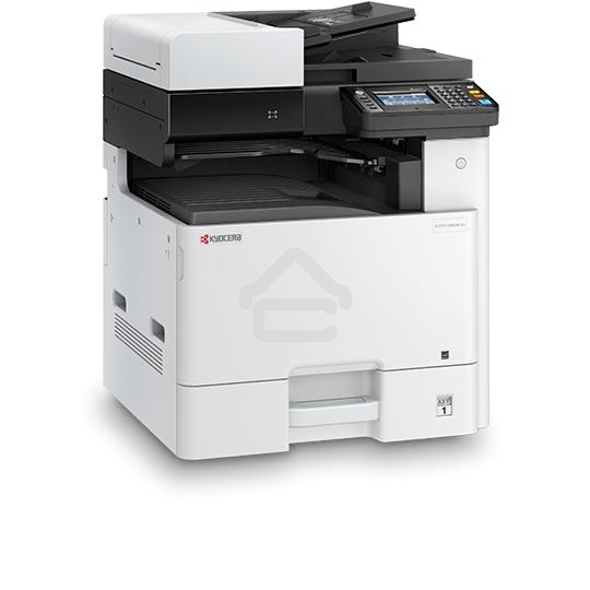 МФУ лазерный Kyocera Ecosys M8124cidn (1102P43NL0), A3, цветной, печ. до 24 стр/мин. (А4) до 12 стр/мин. (А3), скан. до 50 стр/мин., 1200 x 1200 dpi (печать) 600x600dpi (скан.), USB, RJ-45, NFC, Air Print, Mopria