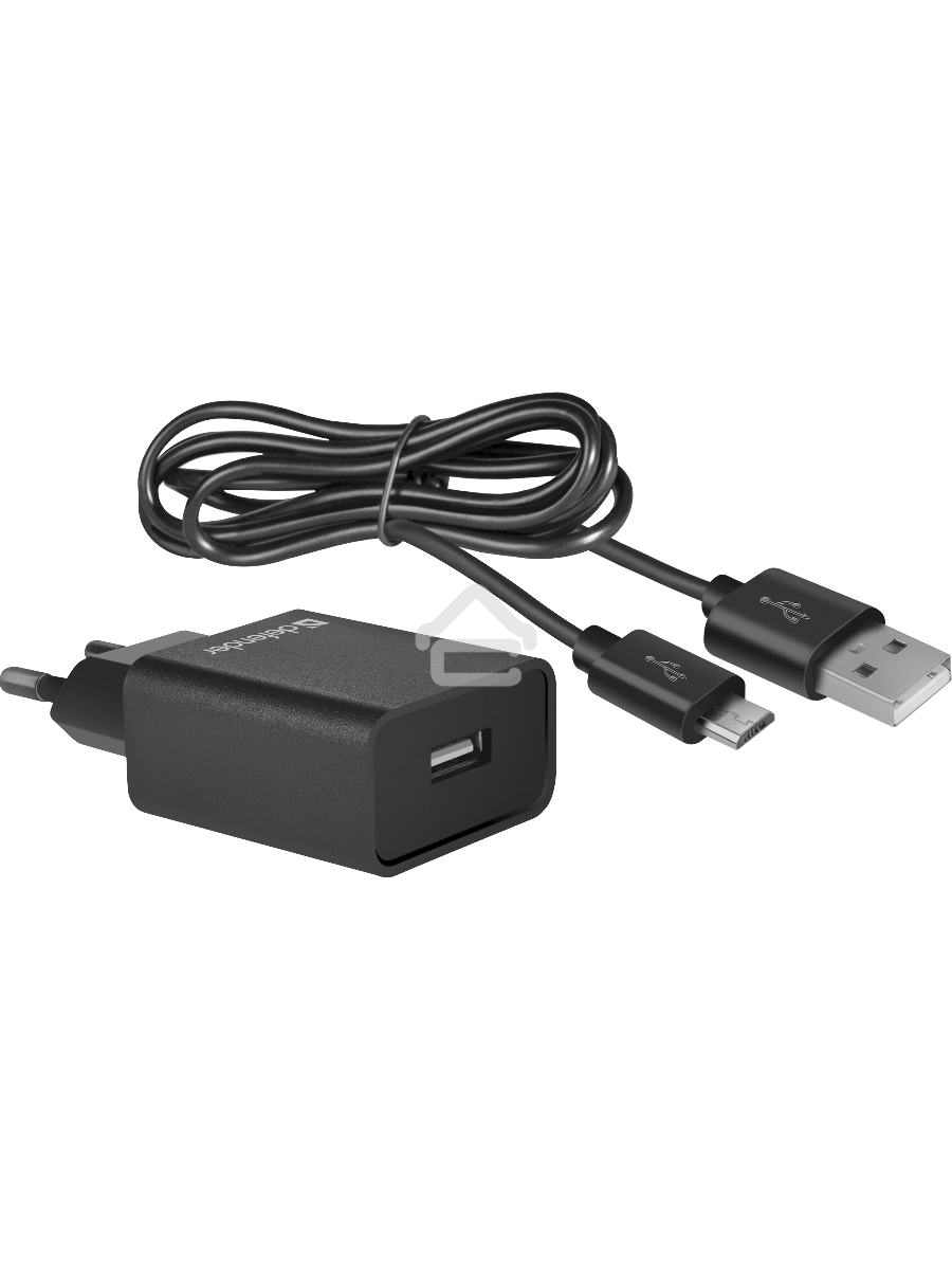 Сетевой адаптер Defender 1xUSB,5V/2.1А, кабель micro-USB (UPC-11)