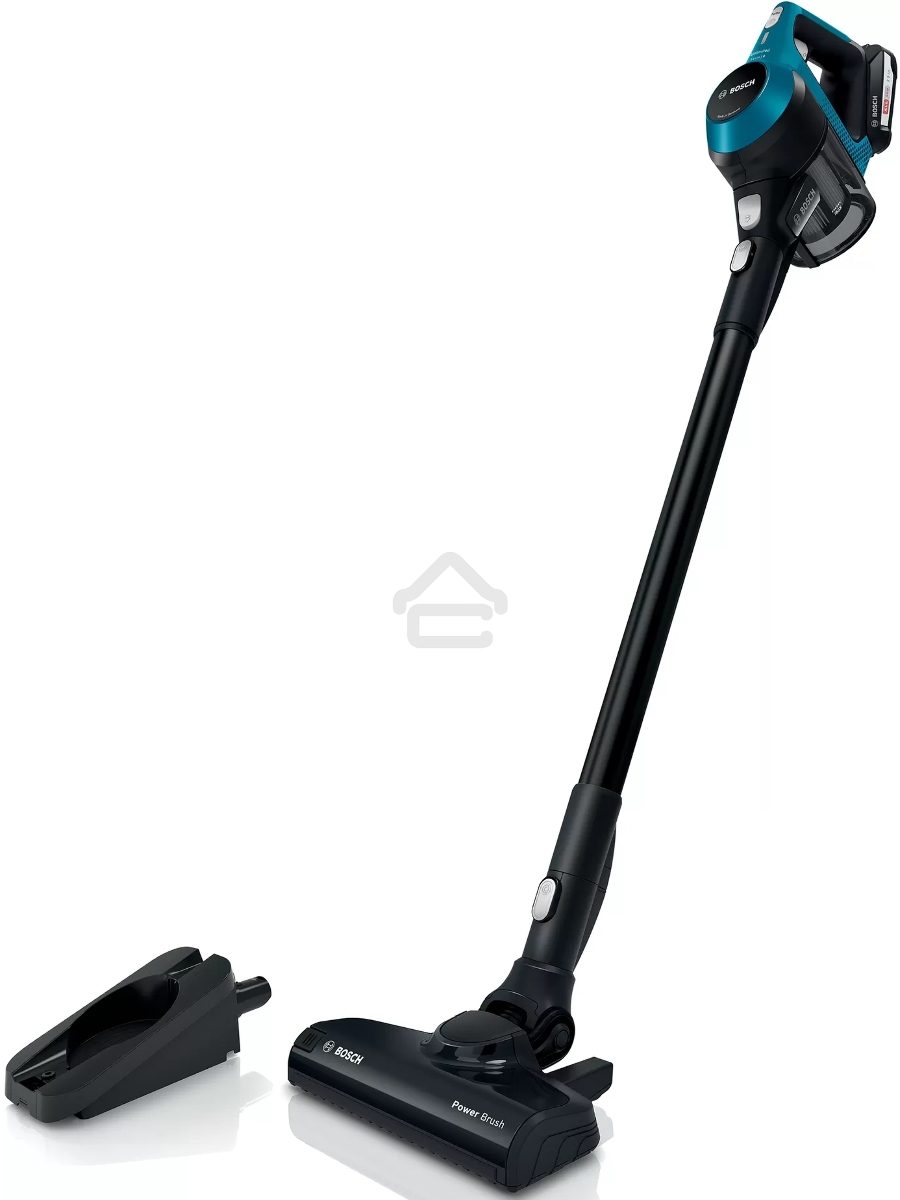 Пылесос вертикальный Bosch BBS611LAG POWER FOR ALL 18V синий, питание от аккумулятора, уборка сухая, работа от АКБ max 30 мин