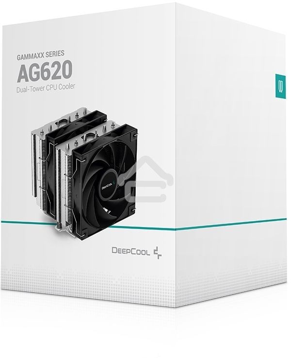 Кулер Deepcool AG620 R-AG620-BKNNMN-G-1 серебристый/черный 120мм алюминий+медь 1850rpm 29.4db 260W 157мм
