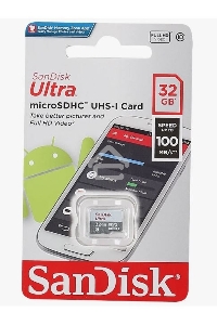 Флеш карта microSD 32GB SanDisk microSDHC Class 10 Ultra UHS-I 100MB/s