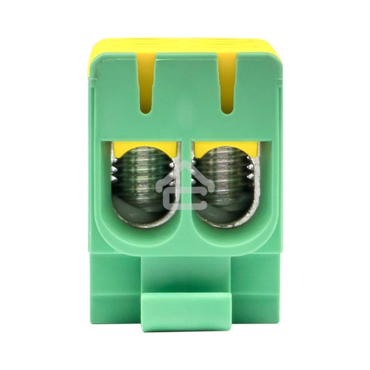 Клемма силовая вводная двойная КСВ 16-50 желто-зеленая EKF PROxima plc-kvs2-16-50-y-green EKF