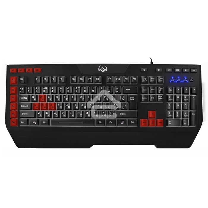 Клавиатура проводная игровая SVEN KB-G9600 (USB, 120 кл, ПО, RGb-подсветка)