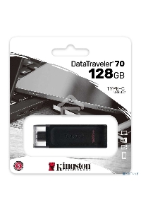 Флеш диск Kingston 128Gb DataTraveler DT70 <DT70/128GB>, USB-C 3.2 Gen 1