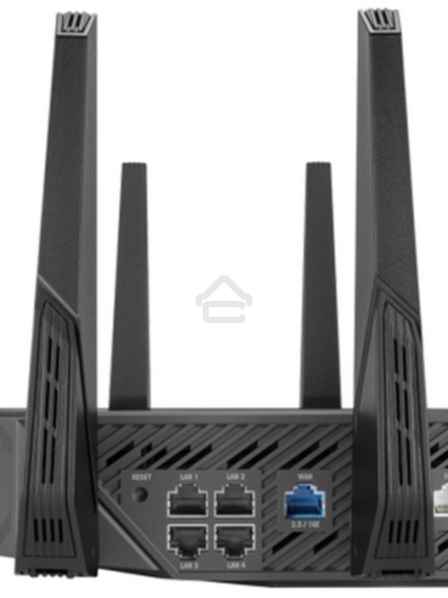 Роутер ASUS ROG GT-AXE16000 802.11 a/b/g/n/ac/ax до 1148 + 4804Мбит/c, 2,4 + 5 гГц, 8 антенн, USB, GBT LAN ; 90IG06W0-MU2A10
