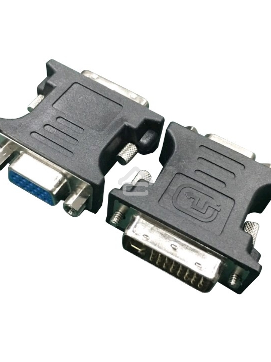 Переходник DVI-VGA Cablexpert A-DVI-VGA-BK, 29M/15F, черный, пакет