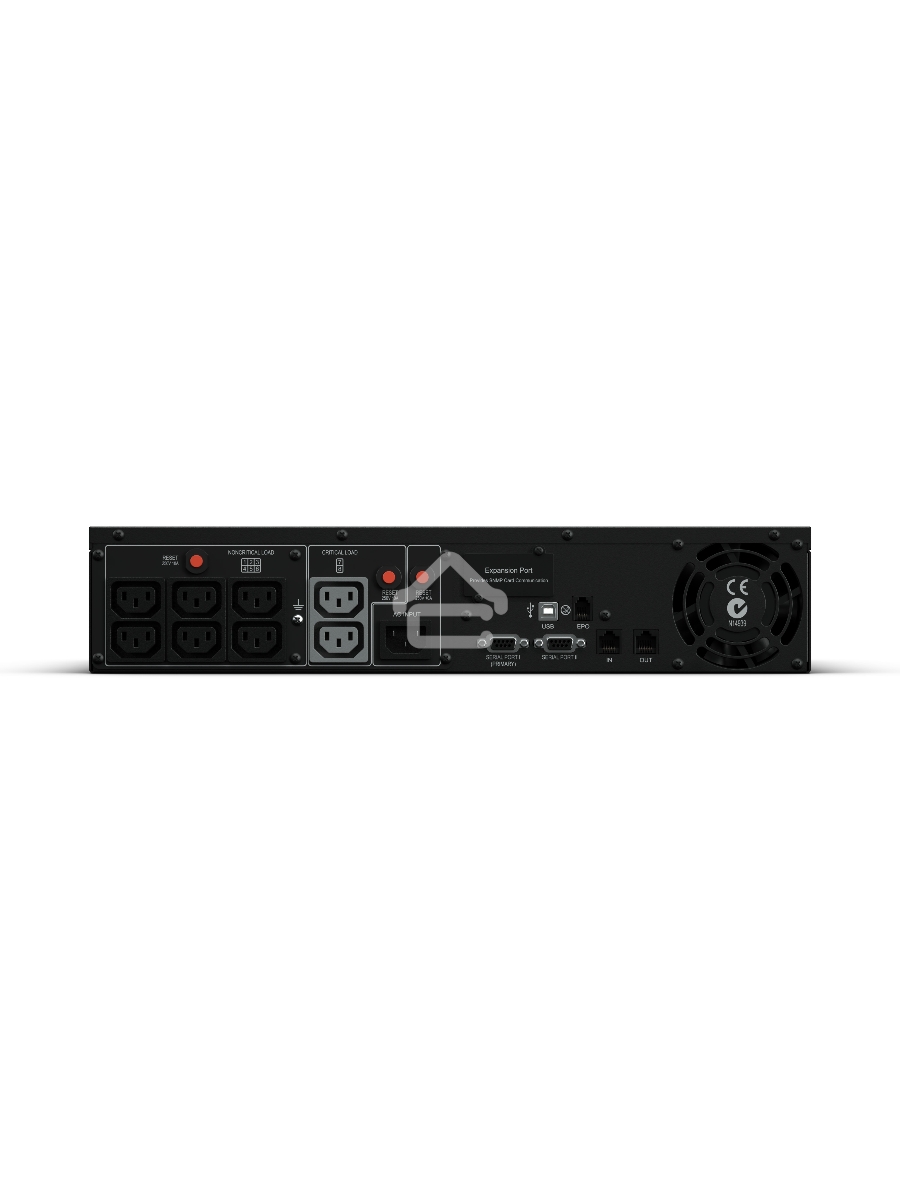 Источник бесперебойного питания CyberPowerLine-Interactive PR1000ELCDRT2UA 1000VA/900W USB/RS-232/Dry/EPO/SNMPslot/RJ11/45 (8 IEC С13)