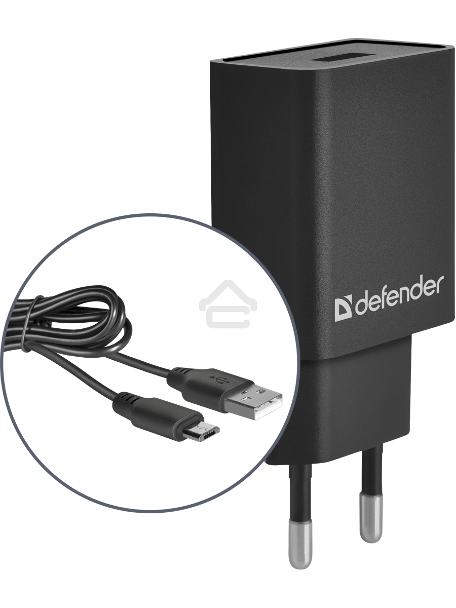 Сетевой адаптер Defender 1xUSB,5V/2.1А, кабель micro-USB (UPC-11)