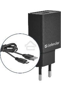 Сетевой адаптер Defender 1xUSB,5V/2.1А, кабель micro-USB (UPC-11)