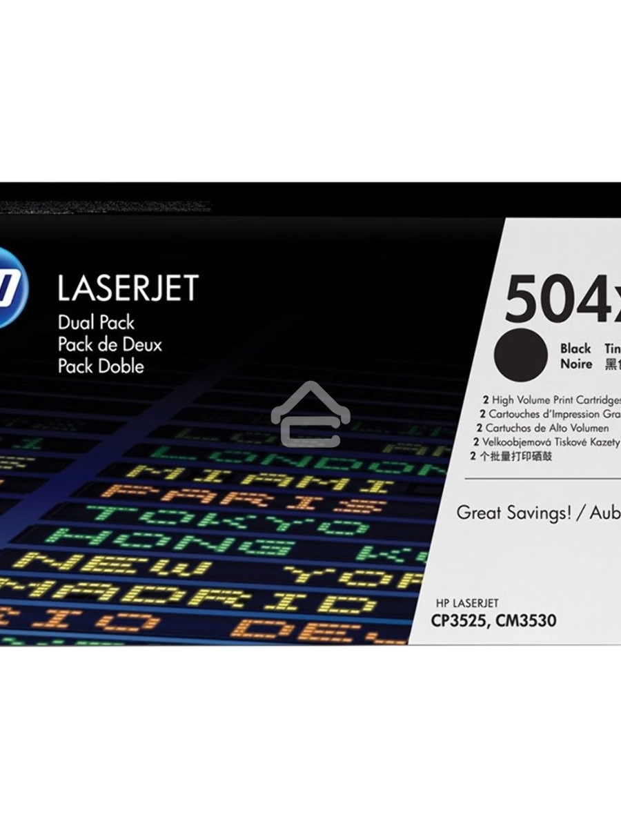 Картридж лазерный HP CE250XD черный двойная упаковка для CLJ CP3525, CM3530 2 х 10 500 стр.