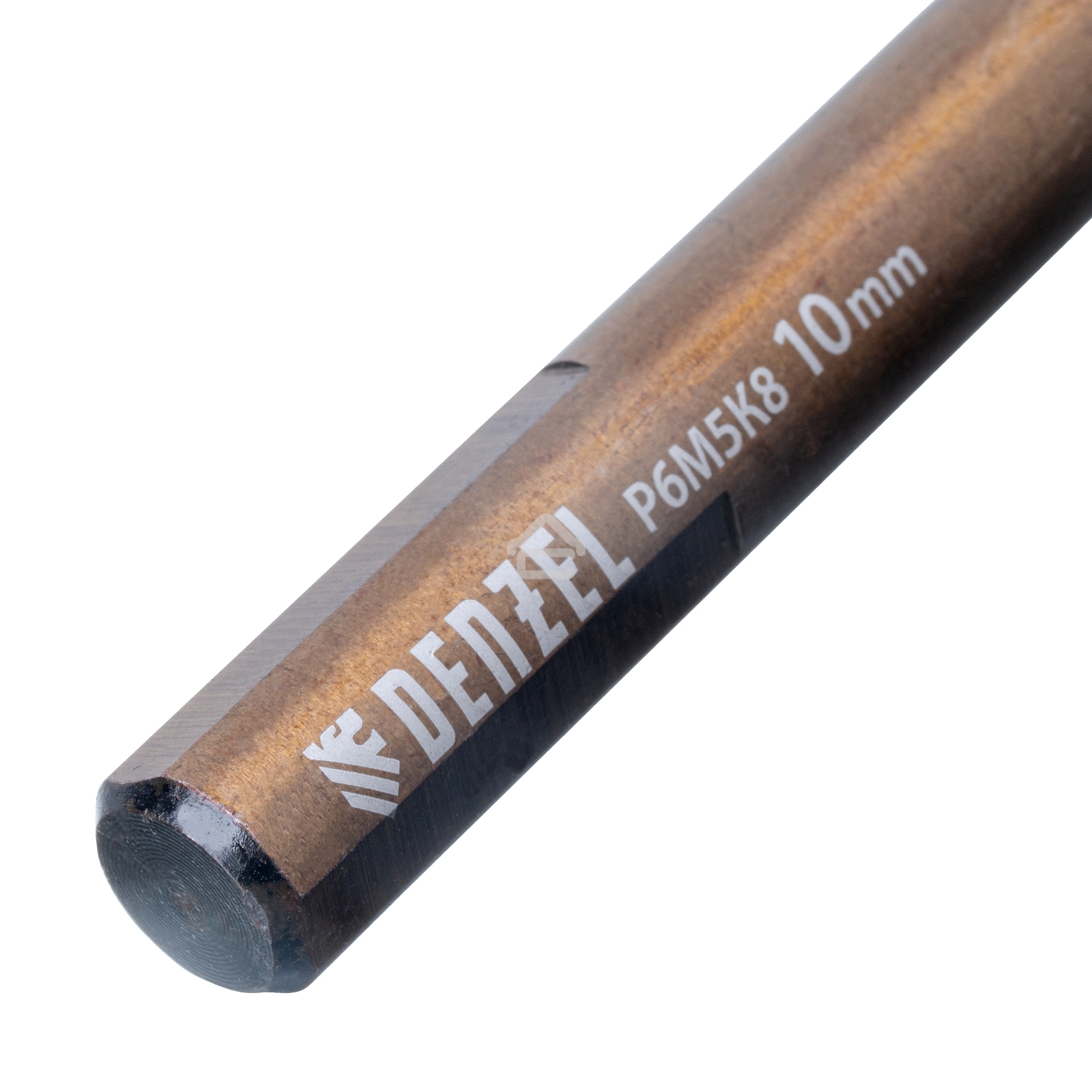 Набор сверл по металлу Denzel 1-10 мм, Р6М5К8-TiN, Golden Tip, 19 шт 723008