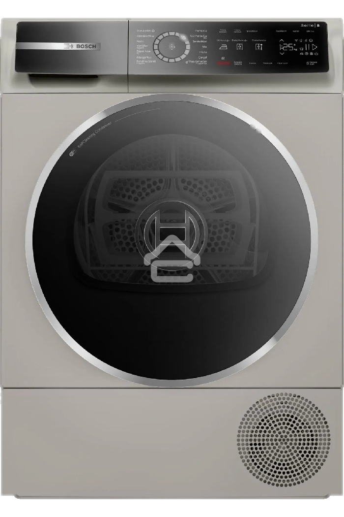 Сушильная машина Bosch WQB245BXME серый, 9 кг, сушка - конденсационная, программ - 14, 59.8 x 84.2 x 66.2 см