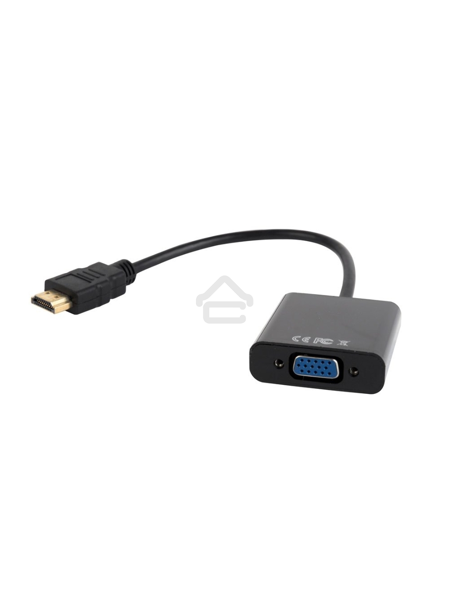 Переходник Gembird-Cablexpert Переходник HDMI-VGA, 19M/15F (A-HDMI-VGA-03)