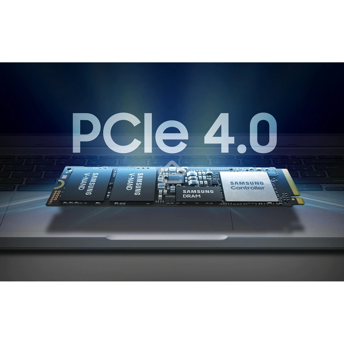 Накопитель SSD Samsung PM9A1, 1000Gb, M.2 2280, PCIe 4.0 x4, NVMe, R/W 7000/5100