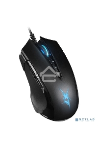 Мышь проводная A4Tech X89 черный, 2400 dpi, USB, кнопки - 8