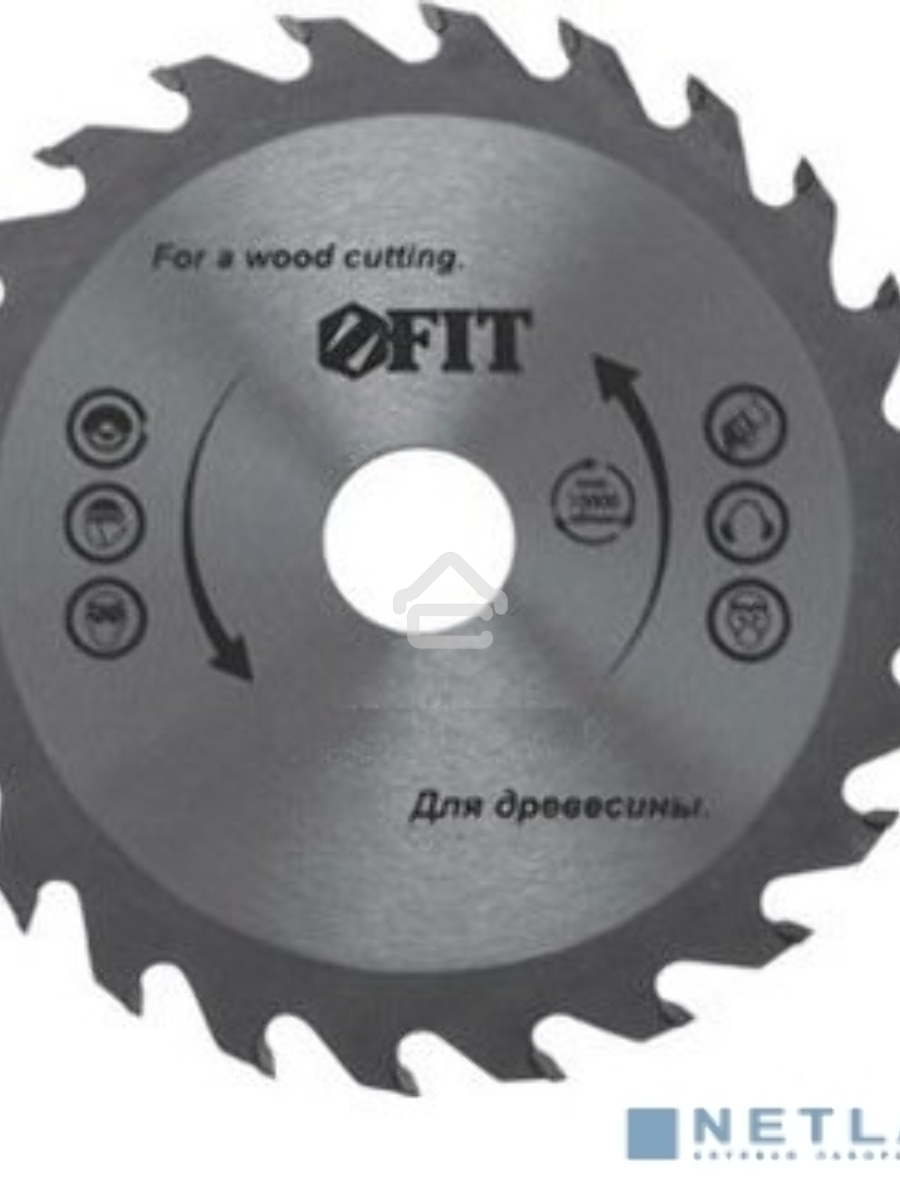 Круг пильный твердосплавный FIT 37729по дереву 160 х 20 х 32 t
