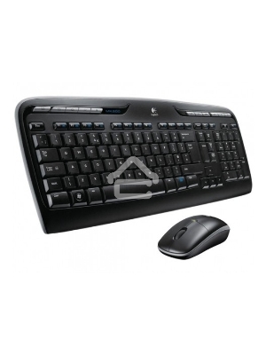 Клавиатура + мышь Logitech MK330 клав:черный мышь:черный USB беспроводная Multimedia