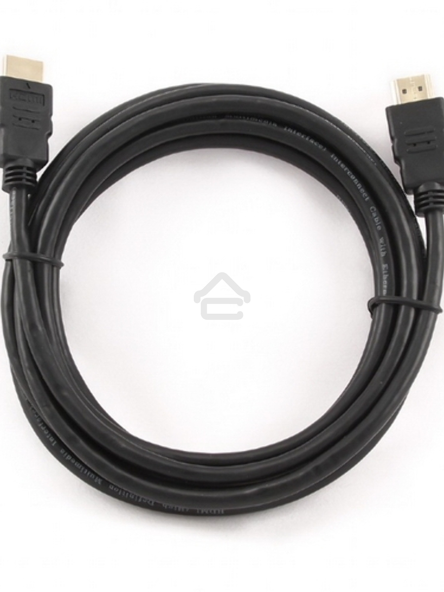 Кабель Cablexpert HDMI CC-HDMI4-15, 19M/19M, v2.0, медь, позол.разъемы, экран, 4.5м, черный, пакет