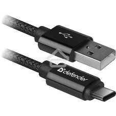 Кабель Defender USB2.0 TO TYPE-C 1M черный USB09-03T
