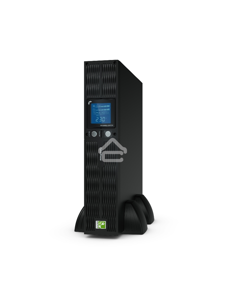 Источник бесперебойного питания CyberPowerLine-Interactive PR1000ELCDRT2UA 1000VA/900W USB/RS-232/Dry/EPO/SNMPslot/RJ11/45 (8 IEC С13)