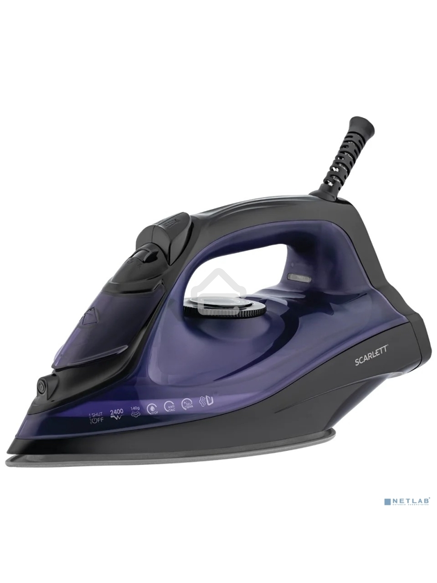 Утюг Scarlett SC-SI30K57 2400Вт черный/фиолетовый