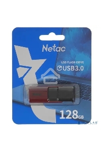 Флеш диск USB Drive Netac U182 Red USB3.0 128GB, retail version