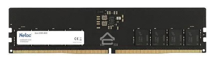 Оперативная память NETAC Basic, DDR5, 8GB (1x8GB), 4800MHz, CL40, DIMM