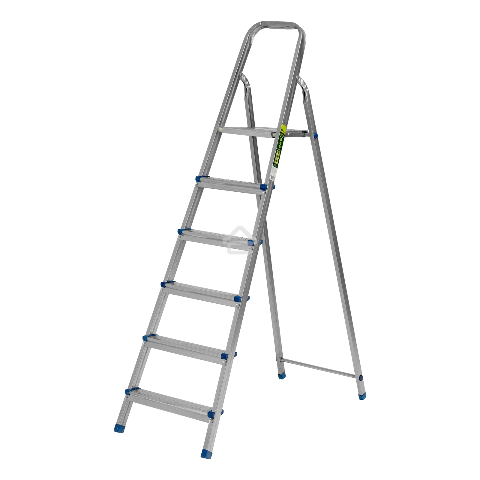 Стремянка Сибртех 6 ступеней, стальная, оцинкованная