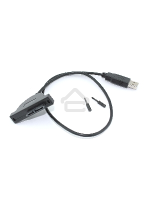 Переходник miniSATA на USB 2.0 на шнурке 50см с индикаторами питания и чтения HDD