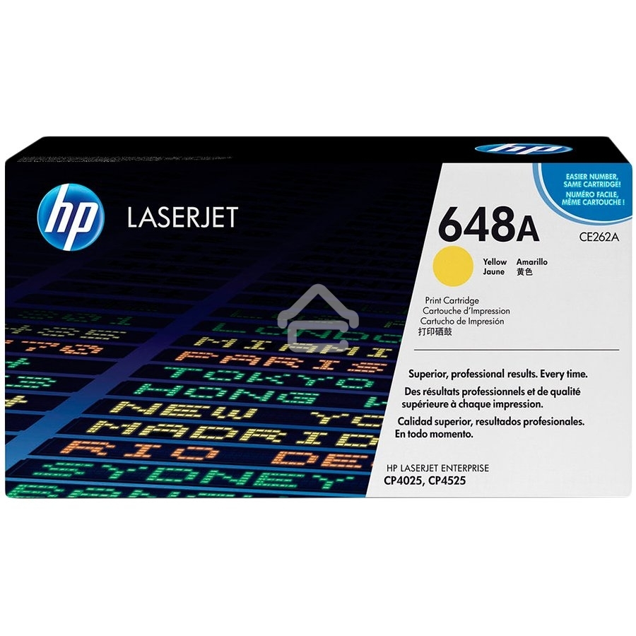 Картридж лазерный HP CE262A желтый для CLJ CP4025/CP4525 11000стр.