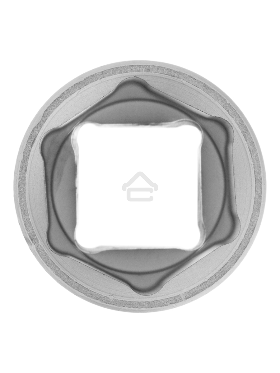Головка торцевая, 19 мм, 6-гранная, CrV, под квадрат 1/2