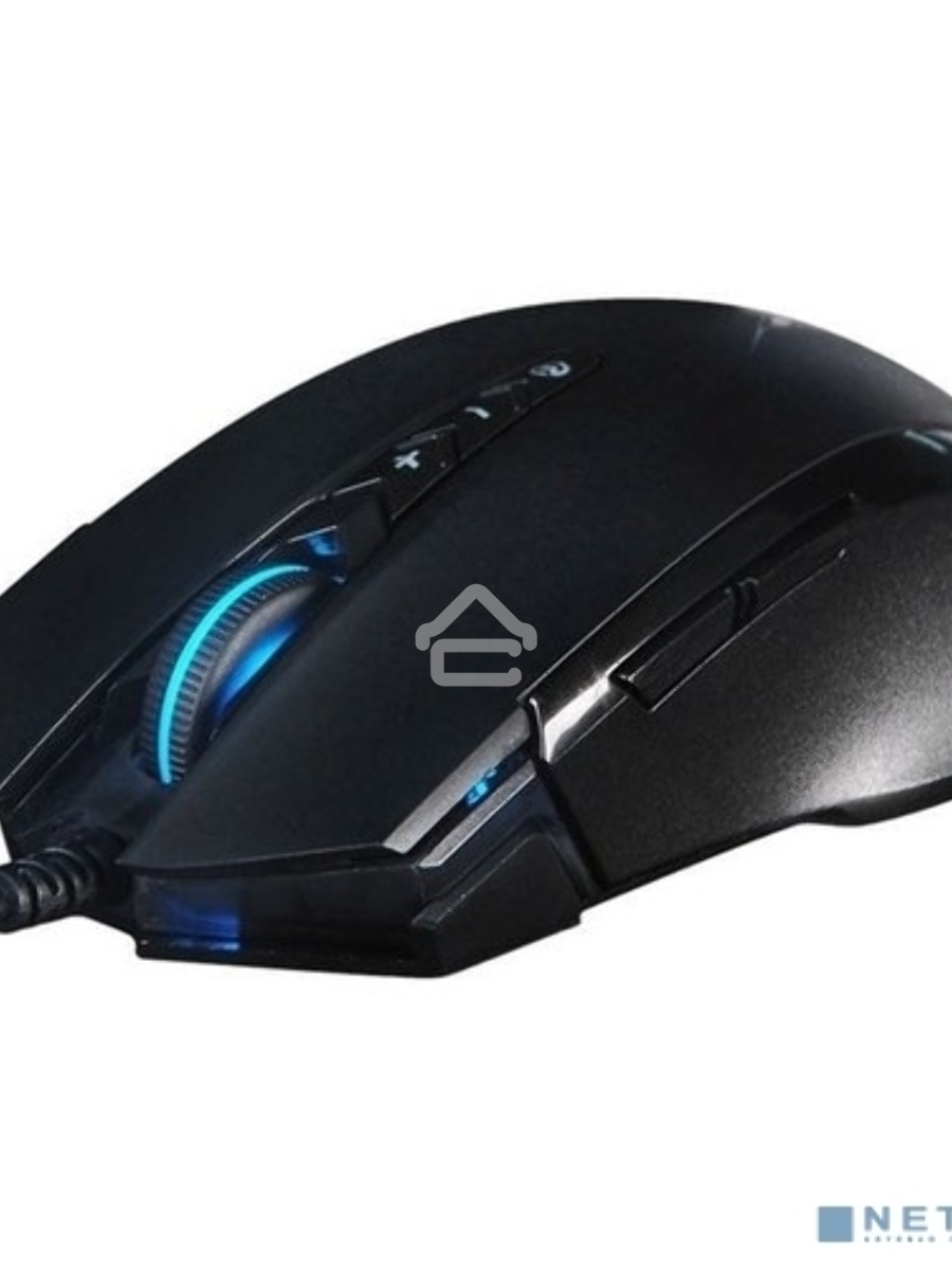 Мышь проводная A4Tech X89 черный, 2400 dpi, USB, кнопки - 8
