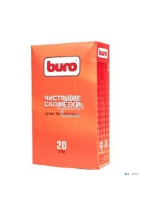 Салфетки Buro BU-Udry, 20 шт для удаления пыли коробка 20шт сухих