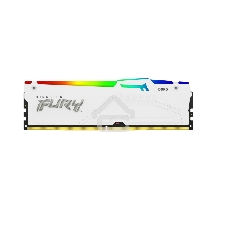 Оперативная память Kingston Fury Beast, DDR5, 64GB (4x16GB), 6000MHz, CL40, DIMM, с радиаторами, RGB, белый
