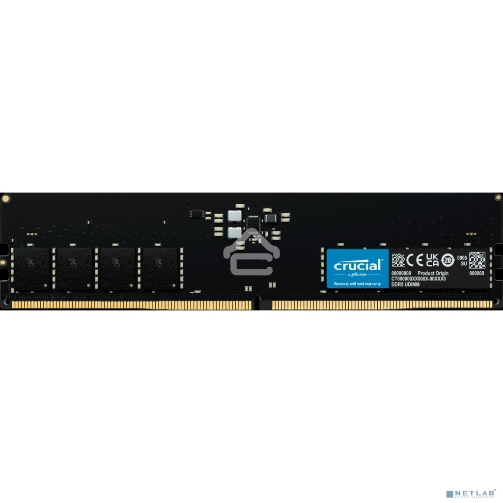 Оперативная память Crucial CT32G48C40U5, DDR5, 32GB (1x32 GB), 4800 MHz, CL40, DIMM