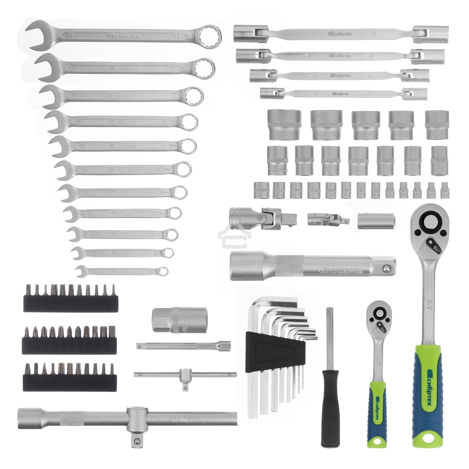 Набор инструментов Сибртех, 1/2