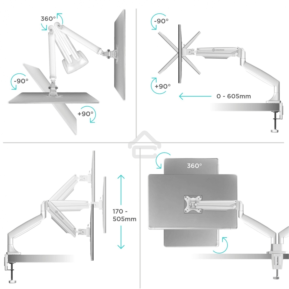 Кронштейн ONKRON кронштейн для монитора 13
